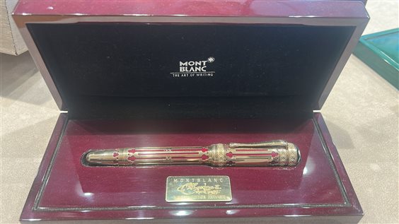 Penna Montblanc in Acciaio placcato oro giallo MONTBLANC CHETRINE II THE GRAT - MONTBLANC CHETRINE II THE GRAT